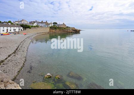 Port de Moelfre, île d'Anglesey, Ynys mon, pays de Galles du Nord, Royaume-Uni. Banque D'Images