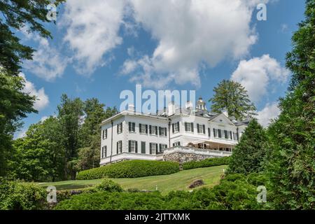 Lenox, Massachusetts, US-19 juillet 2022: Le mont était la maison de campagne de l'écrivain Edith Wharton au début de 1900s. Banque D'Images