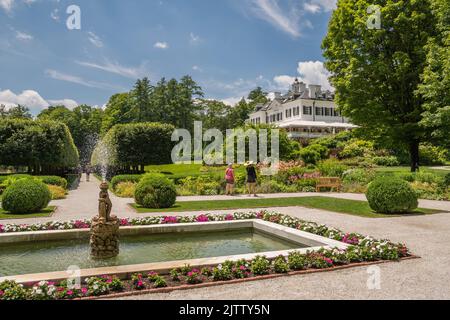 Lenox, Massachusetts, US-19 juillet 2022: Le mont était la maison de campagne de l'écrivain Edith Wharton au début de 1900s. Banque D'Images