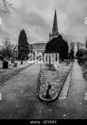 Saint leonards church Monyash Derbyshire Banque D'Images
