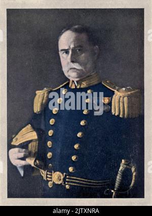 CONTRE-AMIRAL AUSTIN M. KNIGHT, U. S. N. Austin Melvin Knight (16 décembre 1854 – 26 février 1927) était un amiral de la Marine américaine. Il a été commandant en chef de la flotte asiatique des États-Unis de 1917 à 1918. Banque D'Images