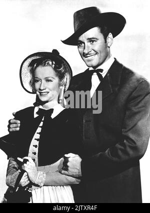 Virginia City année: 1940 États-Unis Miriam Hopkins, Errol Flynn Directeur: Michael Curtiz Banque D'Images