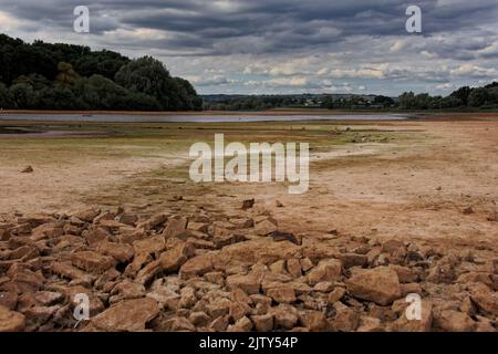 Chew Valley sécheresse 2022 vague de chaleur Banque D'Images