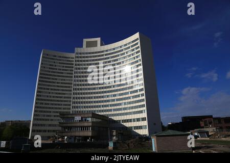 Hambourg, Allemagne, gratte-ciel d'Euler-Hermes peu avant la démolition Banque D'Images