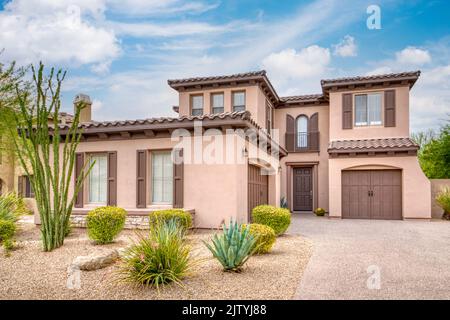 Une maison de luxe à scottsdale Banque D'Images