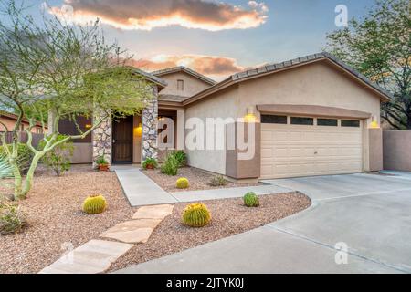 Une maison de luxe à scottsdale Banque D'Images