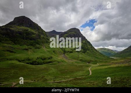 Glencoe, Highlands, Écosse. Banque D'Images