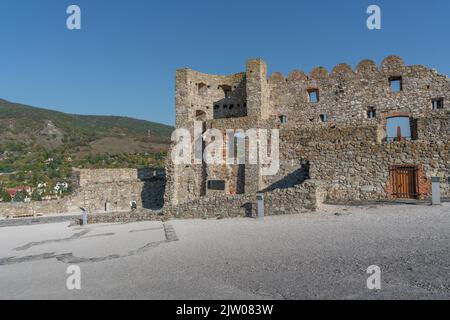 Les ruines du château du Devin - Bratislava, Slovaquie Banque D'Images