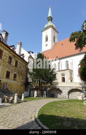 La Cathédrale Saint-Martin, Bratislava, Slovaquie, Europe Banque D'Images