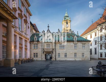 Ancien hôtel de ville de la place Primate - Bratislava, Slovaquie Banque D'Images