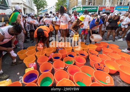 Notting Oil Carnival revient à Londres en 2022 la première fois après une pandémie mondiale. Photo prise le 28th août 2022. © Belinda Jiao jiao.bilin@gmai Banque D'Images