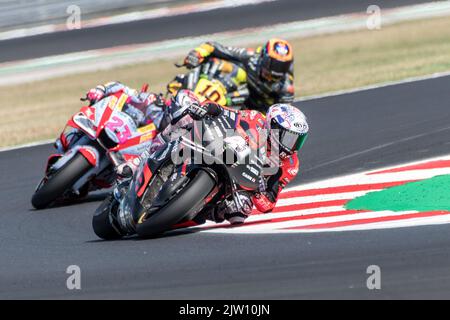 2nd septembre 2022; Misano World circuit Marco Simoncelli, Misano Adriatico, Rimini, Emilie-Romagne, Italie ; 2022 San Marino et Rimini Riviera MotoGP pratique libre Aleix Espargaro Aprilia Racing Credit: Action plus Sports Images/Alay Live News Banque D'Images