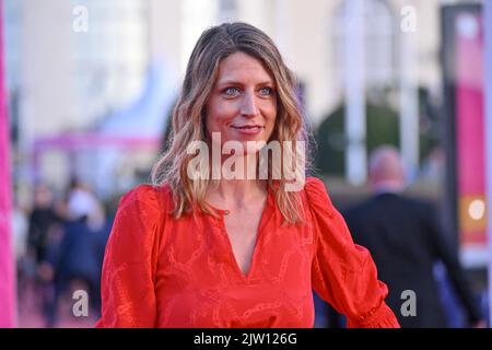 Deauville, France. 02nd septembre 2022. Adele Van Reeth assiste à la cérémonie d'ouverture du Festival du film américain de Deauville 48th à Deauville, France sur 2 septembre 2022. Photo de Julien Reynaud/APS-Medias/ABACAPRESS.COM crédit: Abaca Press/Alay Live News Banque D'Images