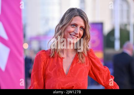 Deauville, France. 02nd septembre 2022. Adele Van Reeth assiste à la cérémonie d'ouverture du Festival du film américain de Deauville 48th à Deauville, France sur 2 septembre 2022. Photo de Julien Reynaud/APS-Medias/ABACAPRESS.COM crédit: Abaca Press/Alay Live News Banque D'Images