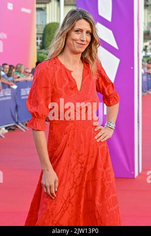 Deauville, France. 02nd septembre 2022. Adele Van Reeth assiste à la cérémonie d'ouverture du Festival du film américain de Deauville 48th à Deauville, France sur 2 septembre 2022. Photo de Julien Reynaud/APS-Medias/ABACAPRESS.COM crédit: Abaca Press/Alay Live News Banque D'Images