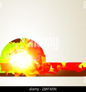 Modèle d'art abstrait. Une abstraction vive et colorée. Motif de trame couleur Banque D'Images