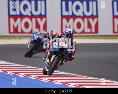 -4 Andrea Dovizioso WithU Yamaha RNF MotoGP Team pendant la pratique libre - Gran Premio di San Marino e della riviera di Rimini 2-3-4 Settembre 2022, M Banque D'Images