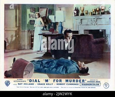 GRACE KELLY RAY MILLAND et ANTHONY DAWSON dans LE CADRAN M FOR MURDER 1954 réalisateur / producteur ALFRED HITCHCOCK play / scénario Frederick Knott Music Dimitri Tiomkin Warner Bros. Banque D'Images