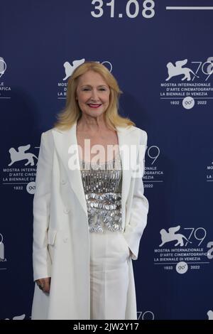 Venise, Italie, 3rd septembre 2022, Patricia Clarkson au photocall du film Monica au Festival du film de Venise 79th en Italie. Credit: Doreen Kennedy/Alamy Live News Banque D'Images