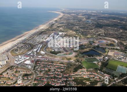 Une vue aérienne du circuit. 03.09.2022. Championnat du monde Formula 1, Rd 14, Grand Prix des pays-Bas, Zandvoort, pays-Bas, Jour de qualification. Le crédit photo doit être lu : images XPB/Press Association. Banque D'Images