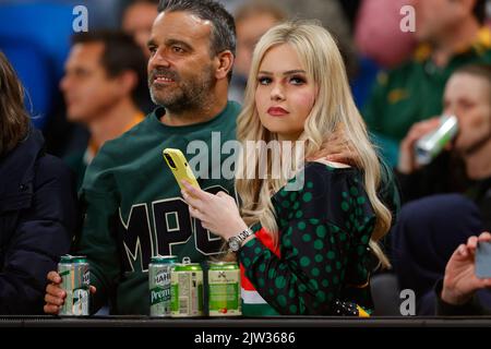 Sydney, Australie. 03rd septembre 2022. Les fans de rugby lors du match de rugby eToro entre l'Australie et l'Afrique du Sud au stade Allianz, Sydney, Australie, le 3 septembre 2022. Photo de Peter Dovgan. Utilisation éditoriale uniquement, licence requise pour une utilisation commerciale. Aucune utilisation dans les Paris, les jeux ou les publications d'un seul club/ligue/joueur. Crédit : UK Sports pics Ltd/Alay Live News Banque D'Images