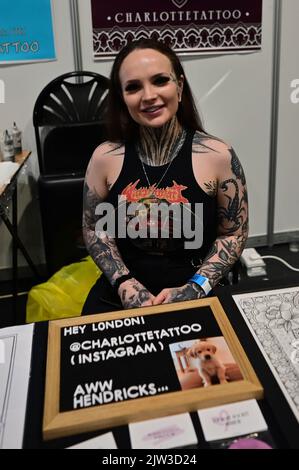 Le Big London Tattoo Show a eu lieu à Excel London, Londres, Royaume-Uni. - 3rd septembre 2022. Banque D'Images