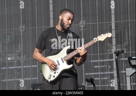 LITTLE SIMZ se déroule au festival Connect au Royal Highland Center d'Édimbourg le 28th août 2022 Banque D'Images