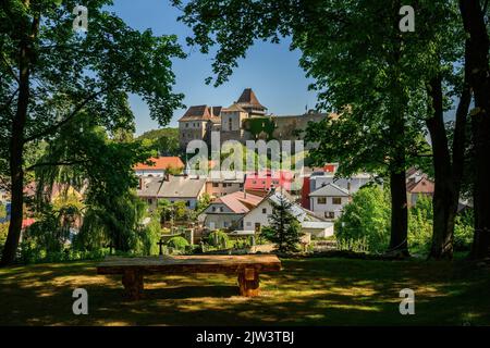 Château Lipnice nad Sazavou, République tchèque, Europe Banque D'Images