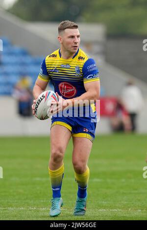 Eccles, Royaume-Uni. 03rd septembre 2022. George Williams #7 de Warrington Wolves se prépare à passer pendant le match de Betfred Super League Salford Red Devils vs Warrington Wolves au stade AJ Bell, Eccles, Royaume-Uni, 3rd septembre 2022 (photo de Steve Flynn/News Images) à Eccles, Royaume-Uni, le 9/3/2022. (Photo de Steve Flynn/News Images/Sipa USA) crédit: SIPA USA/Alay Live News Banque D'Images