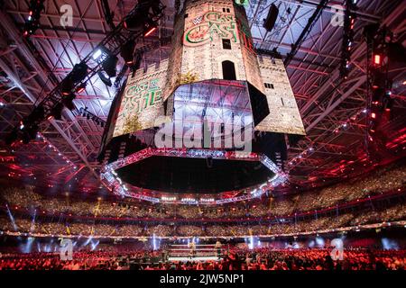 Cardiff, pays de Galles, Royaume-Uni. 3rd septembre 2022. Vue générale lors de l'événement de lutte de la WWE « Clash at the Castle » au stade de la Principauté de Cardiff. Crédit : Mark Hawkins/Alay Live News Banque D'Images