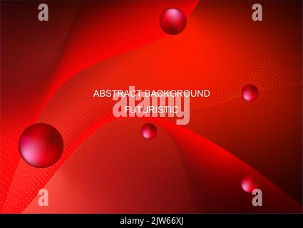 résumé arrière-plan graphiques design liquide style rouge ton vecteur illustration Illustration de Vecteur
