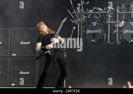 MEGADETH HELLFEST, Clisson, FRANCE, 24/06/2018 Florent 'MrCrash' B. Banque D'Images