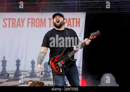 ERRANT DU CHEMIN HELLFEST, Clisson, FRANCE, 24/06/2018 Florent 'MrCrash' B. Banque D'Images