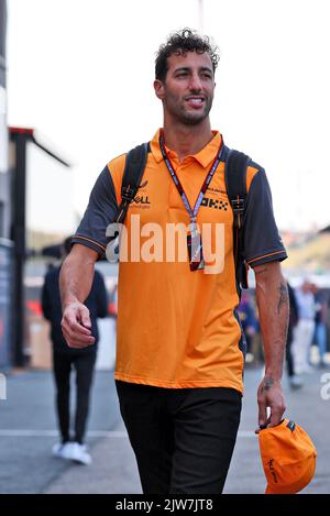 Zandvoort, pays-Bas. 04th septembre 2022. Daniel Ricciardo (AUS) McLaren. 04.09.2022. Championnat du monde Formula 1, Rd 14, Grand Prix des pays-Bas, Zandvoort, pays-Bas, Jour de la course. Le crédit photo doit être lu : images XPB/Press Association. Crédit : XPB Images Ltd/Alamy Live News Banque D'Images