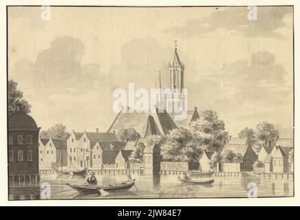 Loenen van Vreeland venir / avec la tour pour les brûlés Banque D'Images