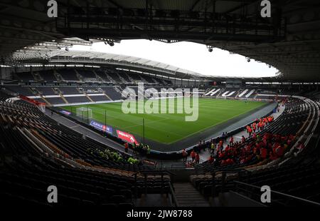 Kingston upon Hull, Angleterre, 4th septembre 2022. Vue générale du stade avant le match du championnat Sky Bet au MKM Stadium, Kingston upon Hull. Le crédit photo devrait se lire: Simon Bellis / Sportimage Banque D'Images