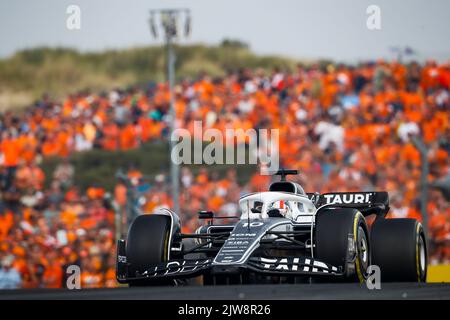 10 GASLY Pierre (fra), Scuderia AlphaTauri AT03, action pendant la Formule 1 Heineken Grand Prix néerlandais 2022, 15th tour du Championnat du monde de Formule 1 de la FIA 2022 de 2 septembre à 4, 2022 sur le circuit Zandvoort, aux pays-Bas, Belgique - photo Antonin Vincent / DPPI Banque D'Images