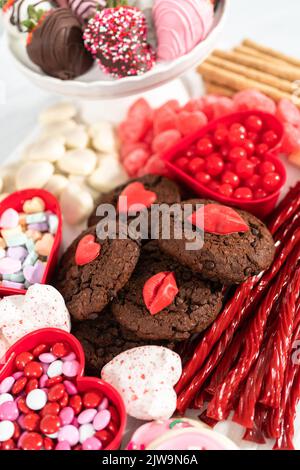 Tableau de la Charcuterie de bonbons Banque D'Images