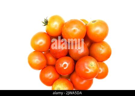 gros plan de plusieurs tomates mûres Banque D'Images