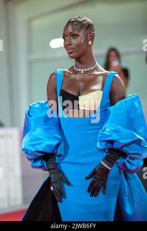 Italie. 04th septembre 2022. VENISE, ITALIE. 4 septembre 2022: Jodie Turner Smith à la première de la Baleine au Festival international du film de Venise 79th. Photo: Kristina Afanasyeva/Featureflash crédit: Paul Smith/Alay Live News Banque D'Images