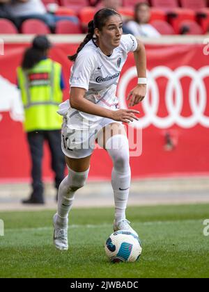 Harrison, New Jersey, Etats-Unis, septembre 4th Diana Ordonez (12 NCC) en action pendant le match National Women Soccer League entre NJ/NY Gotham FC et North Carolina courage à RedBull Arena à Harrison, NJ (Georgia Soares/SPP) Credit: SPP Sport Press photo. /Alamy Live News Banque D'Images