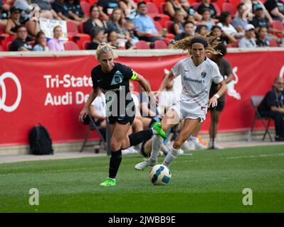 Harrison, New Jersey, Etats-Unis, septembre 4th McCall Zerboni (7 NJ/NY Gotham FC) en action pendant le match National Women Soccer League entre NJ/NY Gotham FC et North Carolina courage à RedBull Arena à Harrison, NJ (Georgia Soares/SPP) Credit: SPP Sport Press photo. /Alamy Live News Banque D'Images