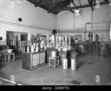 Intérieur de la ville et hôpital universitaire (Catharjnesingel 101) à Utrecht: Keuken. Banque D'Images