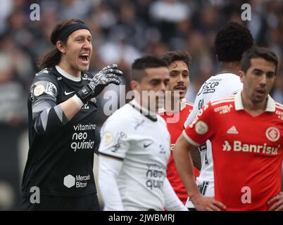 Sao Paulo, Brésil. 04th septembre 2022. Cassio lors d'un match entre Corinthiens et Internacional à la Neo Quimica Arena à Sao Paulo, Brésil, photo: fernando roberto/SPP (Fernando Roberto/SPP) crédit: SPP Sport Press photo. /Alamy Live News Banque D'Images