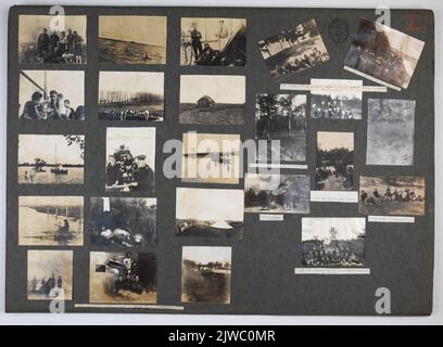 Image de la page 10 d'un album photo à feuilles volantes de la Dutch boy scouts Association (N.P.V.), Department Utrecht, avec des photos de: Une activité inconnue avec, entre autres, de Water Troep (212 à 217, 219 à 220, 222 à 224 et 226 à 227); Voile sur la Loosdrechtse Plassen (la photo est identique à 693), le lac d'eau (221); les leaders Dolk, Ellerman et Hamaker dans le Zeemeewennest (225); le tronc 1st à l'aéroport (228); Cubs avec, entre autres, les leaders Walle van Popta, Taco van Popta, R. Lepold et Cubs ... (229); pratique des oursons du tronc de 1st cub (230 à 231); trib de 2nd oursons Banque D'Images