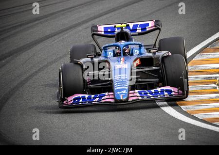 ZANDVOORT - Ocon Esteban (31) conduite de l'Alpine A522 pendant le Grand Prix des pays-Bas F1 au circuit Zandvoort sur 4 septembre 2022 à Zandvoort, pays-Bas. KOEN VAN WEEL Banque D'Images