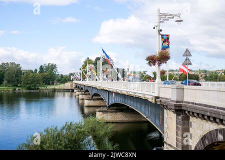 Pont Bellerive, Vichy, Allier, région DE L'AURA, France centrale Banque D'Images