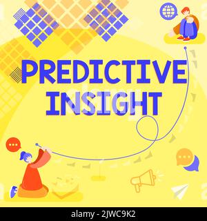 Panneau affichant Predictive Insigtive système de gestion proactive des défauts une détection précoce. Internet concept proactive système de gestion des défauts un tôt Banque D'Images