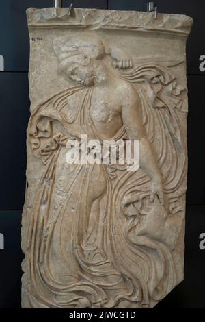 Rome, Italie - Musées du Capitole, secours avec la danse Maenad Banque D'Images