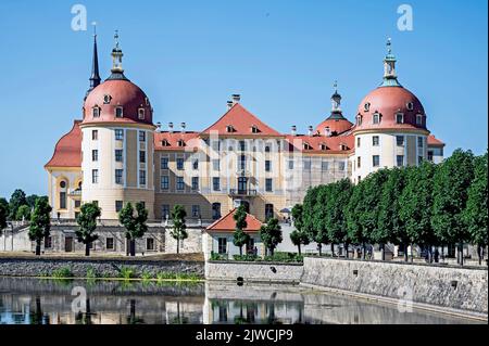 Schloss Moritzburg, Sachsen - Château de Moritzburg près de Dresde, Saxe, Allemagne Banque D'Images